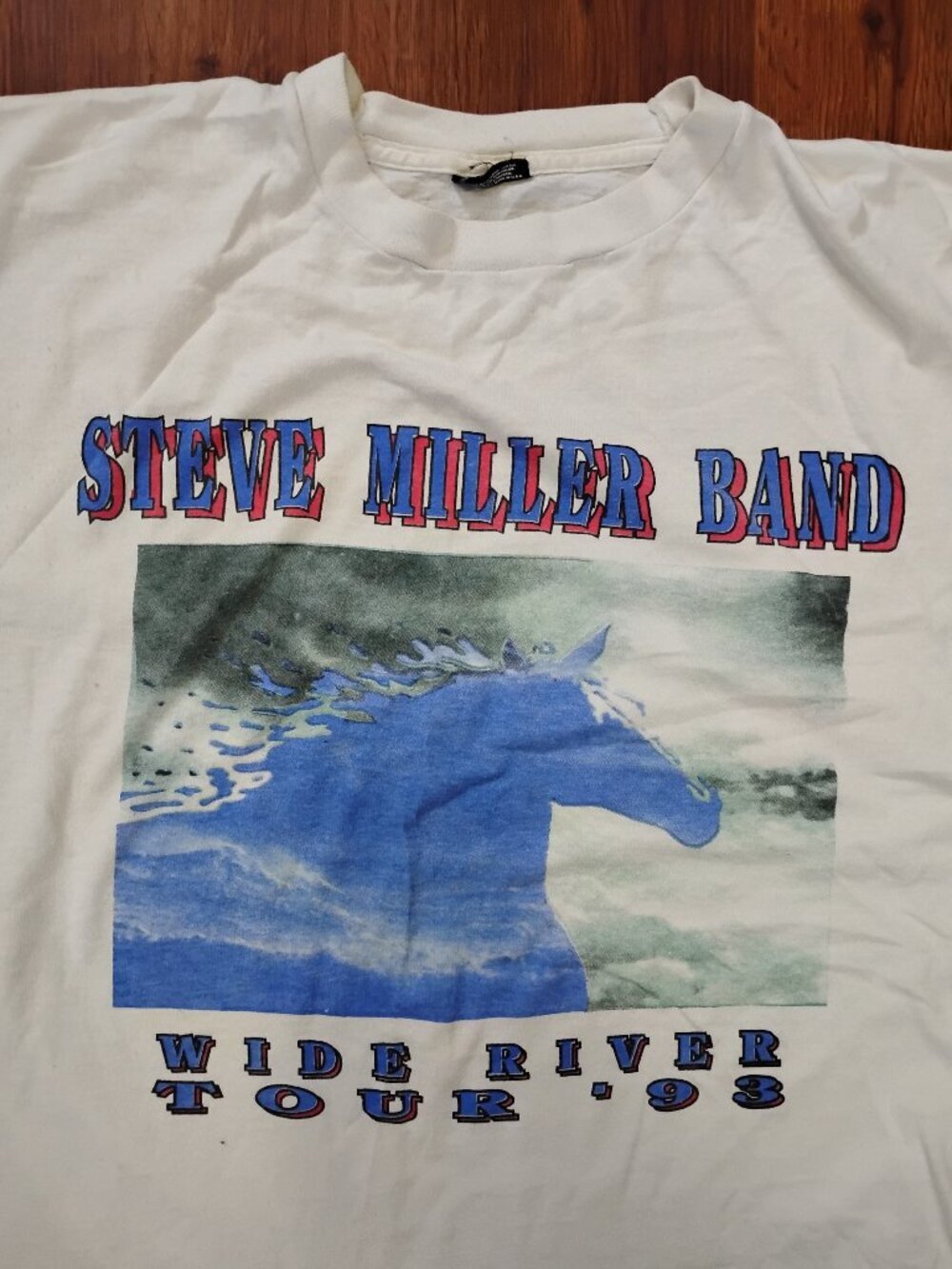 Vintage Steve Miller Band Wide River Tour 1993 T-Shirt